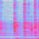 A spectrogram of the sounds a key makes as it slides into a lock and makes contact with the pins inside.